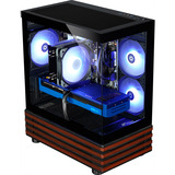 Thermaltake PC-000135-DE, PC gaming Ardoise/bois