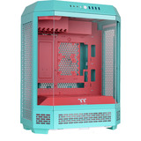 Thermaltake The Tower 600 boîtier midi tower Menthe/Rouge | 4x USB-A | 1x USB-C | Verre Trempé