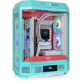 Thermaltake The Tower 600 boîtier midi tower Menthe/Rouge | 4x USB-A | 1x USB-C | Verre Trempé