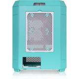 Thermaltake  boîtier midi tower Menthe/Rouge | 4x USB-A | 1x USB-C | Verre Trempé