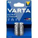 VARTA 06106 Batterie à usage unique AA Lithium Batterie à usage unique, AA, Lithium, 1,5 V, 2 pièce(s), 2900 mAh