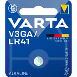 VARTA Pile bouton alcaline spéciale 1,5V, V3GA / LR41, Batterie 