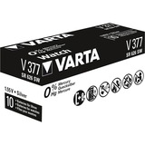 Varta SR626 SW/SR66 SW/V377 1BL Batterie à usage unique Argent-Oxide (S) Argent, Batterie à usage unique, SR66, Argent-Oxide (S), 1,55 V, 1 pièce(s), 27 mAh