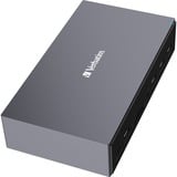 Verbatim CDS-17 Avec fil USB 3.2 Gen 1 (3.1 Gen 1) Type-C Noir, Gris, Station d'accueil Aluminium/Noir, Avec fil, USB 3.2 Gen 1 (3.1 Gen 1) Type-C, 100 W, 3,5 mm, 1000 Mbit/s, Noir, Gris