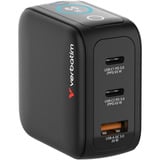 Verbatim Mini chargeur GaN avec écran Noir