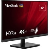 ViewSonic  31.5" 4K UHD Moniteur  Noir (Mat)