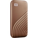 WD My Passport 1000 Go Or SSD externe Or, 1000 Go, USB Type-C, 3.2 Gen 2 (3.1 Gen 2), 1050 Mo/s, Protection par mot de passe, Or