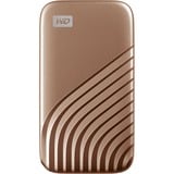 WD My Passport 1000 Go Or SSD externe Or, 1000 Go, USB Type-C, 3.2 Gen 2 (3.1 Gen 2), 1050 Mo/s, Protection par mot de passe, Or