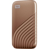 WD My Passport 1000 Go Or SSD externe Or, 1000 Go, USB Type-C, 3.2 Gen 2 (3.1 Gen 2), 1050 Mo/s, Protection par mot de passe, Or