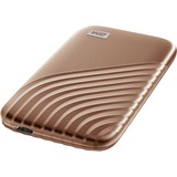 WD My Passport 1000 Go Or SSD externe Or, 1000 Go, USB Type-C, 3.2 Gen 2 (3.1 Gen 2), 1050 Mo/s, Protection par mot de passe, Or