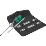 Wera 05073665001 Tournevis manuel Tournevis multi-embouts Tournevis standard, Set d'embouts de vissage Noir/Vert, Plastique, Métal, Noir/Vert, Noir