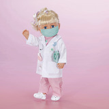 ZAPF Creation BABY born Tenue de Docteur 43cm, Accessoires de poupée 