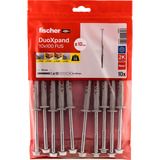 fischer Cheville à tige longue DuoXpand 10x100 FUS Gris clair/Rouge