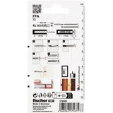 fischer Cheville pour béton cellulaire FFA 10 Gris clair
