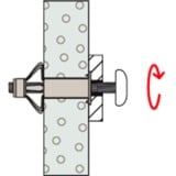 fischer HM 4x32 S, Cheville Argent