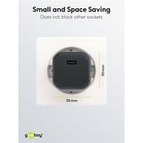 goobay  Chargeur rapide USB-C PD GaN Nano (20 W) Noir, 1x USB-C, Power Delivery 3.0