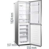 gorenje NRK418DCS4, Combination Réfrigérateur / congélateur Gris