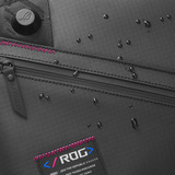 ASUS ROG SLASH Duffle Bag Polyester, Polyuréthane (PU), Polyuréthane thermoplastique (TPU) Noir Homme Sac à main Noir, Homme, Sac à main, Fermeture à glissière, Résistant à la déchirure, Résistant à l’eau, Noir, Monochromatique