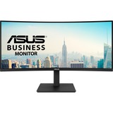 ASUS VA34VCPSR écran plat de PC 86,4 cm (34") 3440 x 1440 pixels Wide Quad HD LCD Noir Moniteur UltraWide incurvé Noir, 1x DisplayPort, 1x HDMI, 1x USB-C, 3x USB-A, 1x RJ-45, 86,4 cm (34"), 3440 x 1440 pixels, Wide Quad HD, LCD, 4 ms, Noir