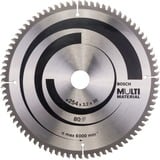 Bosch Lames de scies circulaires Multi Material, Lame de scie Universel, 25,4 cm, Bosch, 998 g, 1 pièce(s)