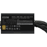 Cooler Master MWE 850 V3 Black alimentation 850 watt Noir, 1x 12V-2x6, 4x PCIe