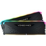 Corsair 16 Go DDR4-3600 Kit, Mémoire vive Noir, CMG16GX4M2D3600C18, Vengeance RGB RS, XMP