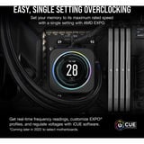 Corsair 32 Go DDR5-6000 (2x 16 Go) mémoire vive Noir, CMK32GX5M2B6000Z28, XMP 3.0, EXPO
