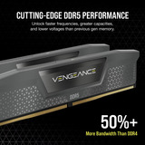 Corsair 32 Go DDR5-6000 (2x 16 Go) mémoire vive Noir, CMK32GX5M2D6000Z38, XMP, EXPO