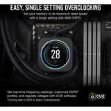 Corsair 32 Go DDR5-6000 (2x 16 Go) mémoire vive Noir, CMK32GX5M2D6000Z38, XMP, EXPO
