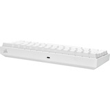 Corsair CH-9194114-DE - Tastatur clavier USB Allemand Blanc, clavier gaming Blanc, Layout DE, Cherry MX RGB Speed Silver, 60%, USB, Clavier mécanique, LED RGB, Blanc