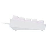 Corsair CH-9194114-DE - Tastatur clavier USB Allemand Blanc, clavier gaming Blanc, Layout DE, Cherry MX RGB Speed Silver, 60%, USB, Clavier mécanique, LED RGB, Blanc
