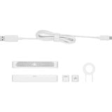 Corsair CH-9194114-DE - Tastatur clavier USB Allemand Blanc, clavier gaming Blanc, Layout DE, Cherry MX RGB Speed Silver, 60%, USB, Clavier mécanique, LED RGB, Blanc