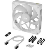 Corsair RX140 MAX RGB ventilateur de boîtier Blanc, 140 x 140 x 30 mm, PWM