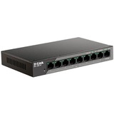 D-Link DSS-100E-9P, Switch Non-géré, Fast Ethernet (10/100), Connexion Ethernet, supportant l'alimentation via ce port (PoE)
