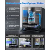 ECOVACS DEEBOT X11 OmniCyclone, Robot aspirateur Noir