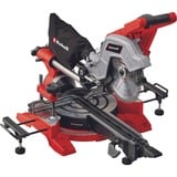 EINHELL Scie à onglets et à glissière TE-SM 216 L Dual, Coupe-et scie à onglet Rouge/Noir