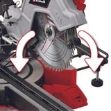 EINHELL Scie à onglets et à glissière TE-SM 216 L Dual, Coupe-et scie à onglet Rouge/Noir