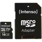 Intenso 3433470 mémoire flash 16 Go MicroSDHC UHS-I Classe 10, Carte mémoire 16 Go, MicroSDHC, Classe 10, UHS-I, 100 Mo/s, 45 Mo/s