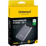 Intenso F10000 Gray, 7332034, Batterie portable Gris