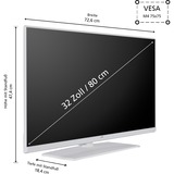 JVC  32" TV QLED Noir