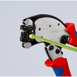 KNIPEX Pince à sertir auto-réglable Twistor T Rouge/Bleu