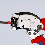 KNIPEX Pince à sertir auto-réglable Twistor T Rouge/Bleu