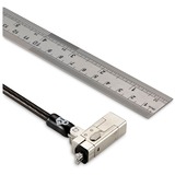 Kensington Câble de sécurité Slim NanoSaver 2.0 à clé, Verrou antivol Noir, 1,8 m, Kensington, Clé, Acier au carbone, Noir, Argent
