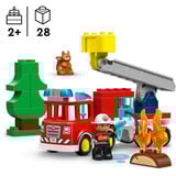 LEGO DUPLO Town Camion de pompiers avec tuyau et pompier, Jouets de construction 
