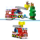 LEGO DUPLO Town Camion de pompiers avec tuyau et pompier, Jouets de construction 
