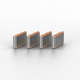 Lindy Bloqueurs de port USB Type C, orange, 10 pièces, Verrou antivol orange, 10 pièces, Bloqueur de port, USB Type-C, Orange, Acrylonitrile-Butadiène-Styrène (ABS), 10 pièce(s), Sac en polyéthylène