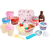 MGA Entertainment Little Tikes Creative Chefs Ice Cream Kit, Cuisine Ice Cream Kit, 3 an(s)