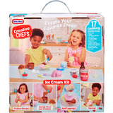 MGA Entertainment Little Tikes Creative Chefs Ice Cream Kit, Cuisine Ice Cream Kit, 3 an(s)