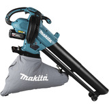 Makita Souffleur/Aspirateur de feuilles à batterie UB005GZ, 40 Volts, Aspirateur/Souffleur de feuilles Bleu/Noir