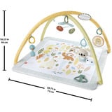 Mattel – Mon Tapis d’Éveil Sensimals, Arche de jeu/couverture Tapis de gymnastique pour bébé, Barre d'activités, Plastique, Multicolore